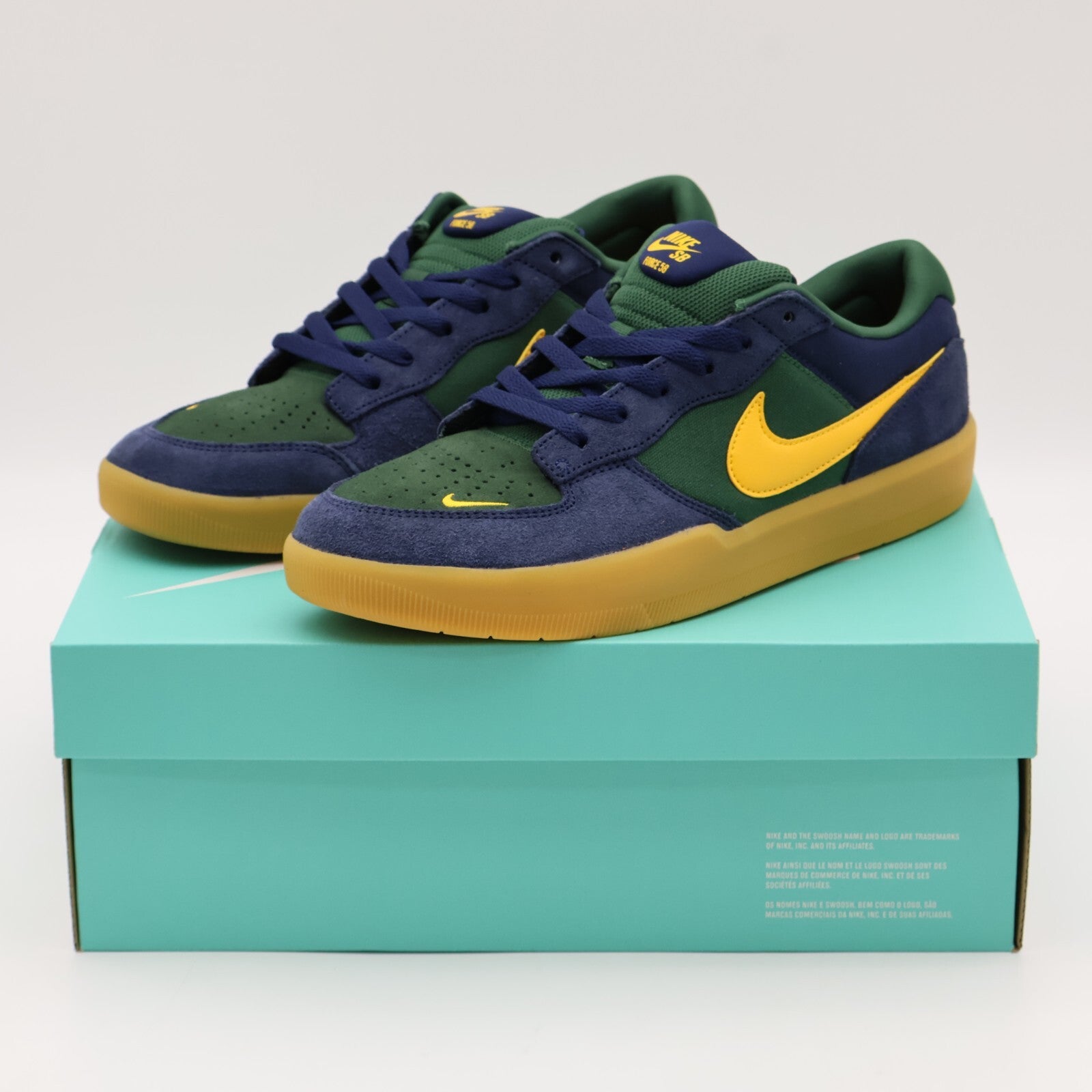 DV5477-402 Nike SB Force 58 Midnight Navy Fir Gum Light Brown University (Men's)