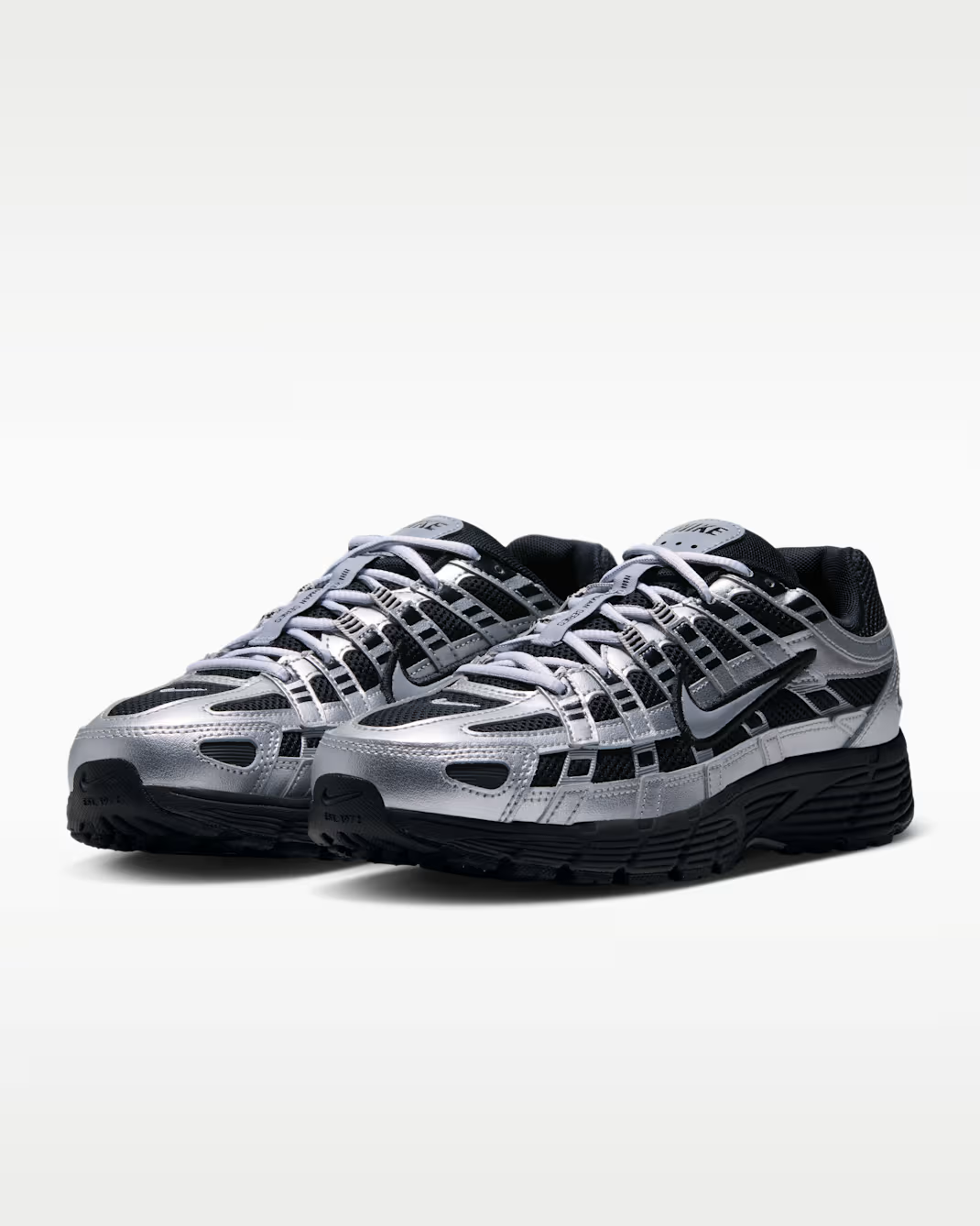 BV1021-023 Nike P-6000 "Black/Metallic Silver" (Women's)