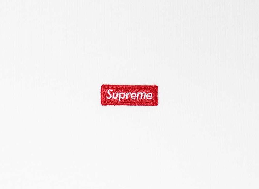 Supreme Small Box L S Tee White 24SS