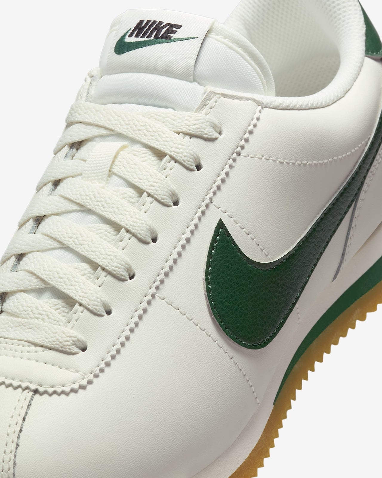 DN1791-110 Nike Cortez Sail Gum Yellow Black Fir (Women's )