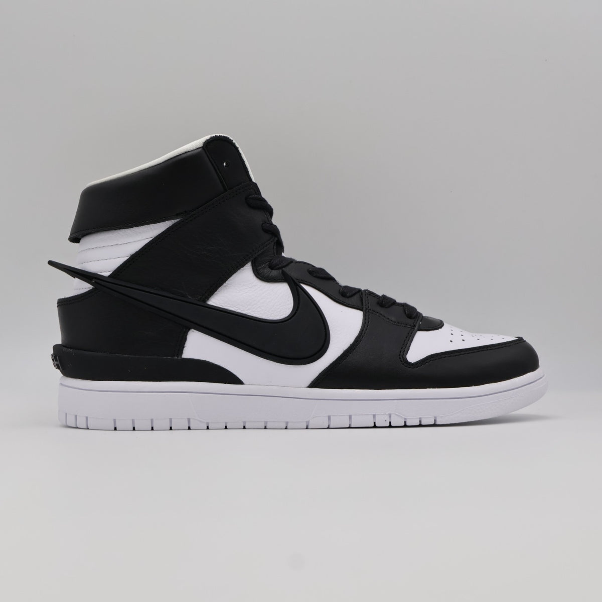 CU7544-001 Nike Dunk High AMBUSH Black White Spruce Aura Panda (Men's)
