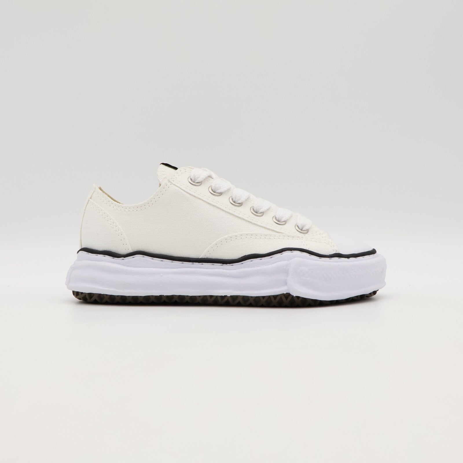 A01FW702-WHITE Maison MIHARA YASUHIRO PETERSON Original Sole Canvas Low (Men's)