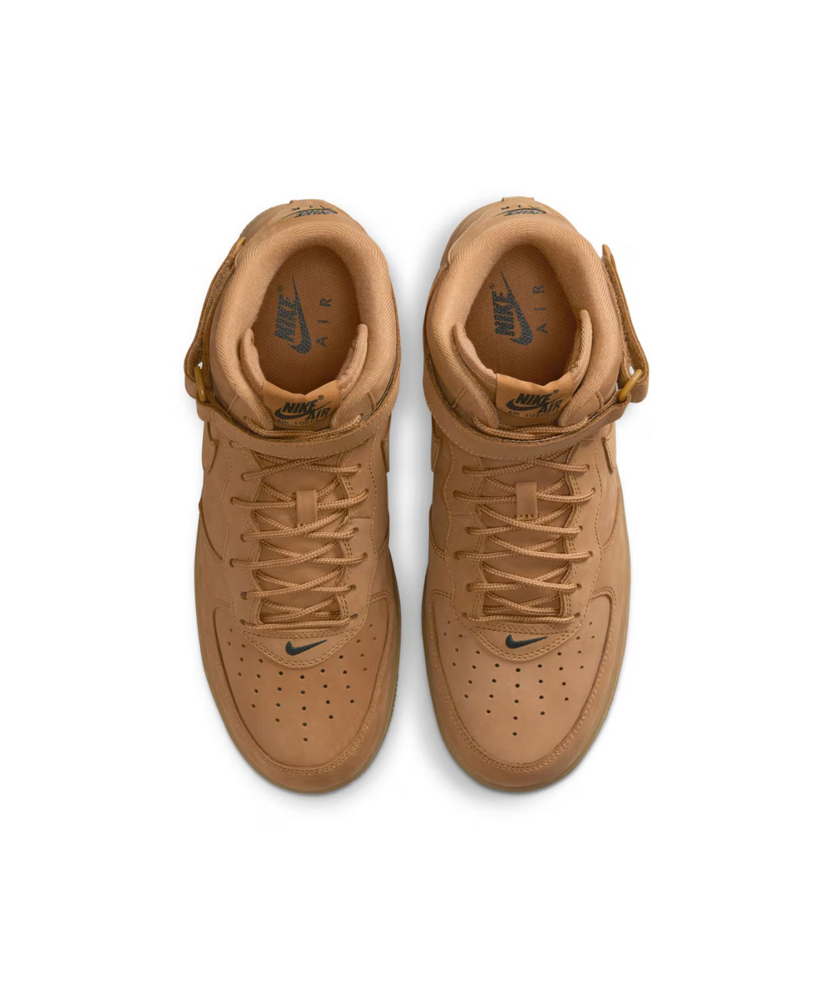 715889-200-2025 Nike Air Force 1 '07 Mid "Flax/Outdoor Green" (2025) (Men's)
