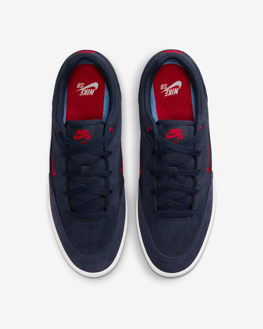 FV6064-402 Nike SB Malor Obsidian Midnight Navy Summit White Gym Red (Men's)