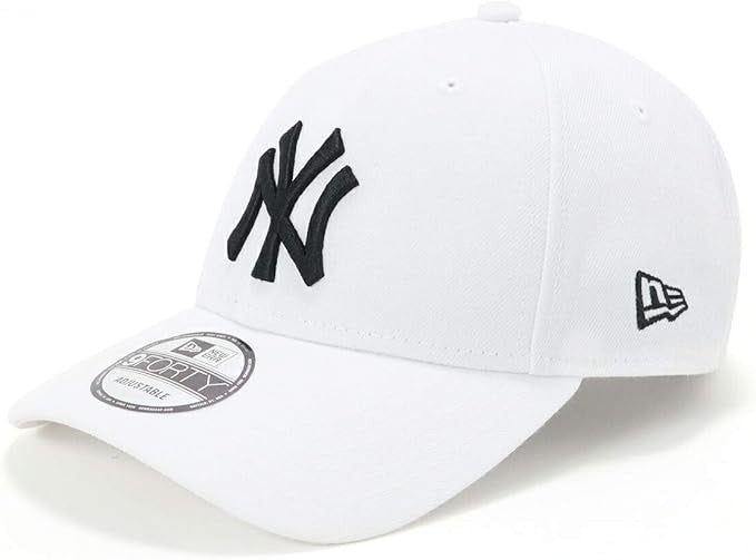 NEW ERA LA NYY 940 9FORTY League Basic Cap NY White Black