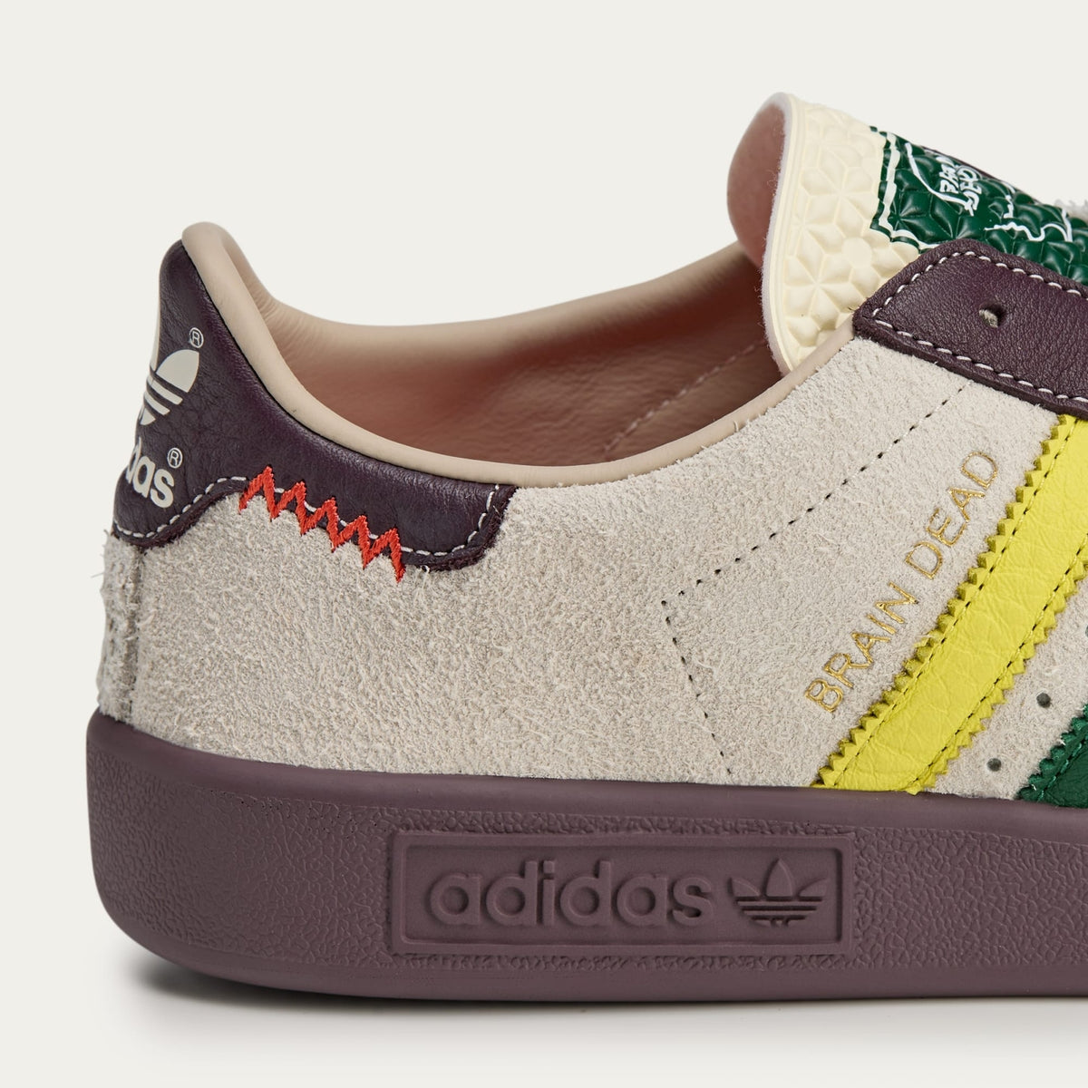 JR7943 Brain Dead adidas Originals Forest Hills Cream White (Men's)