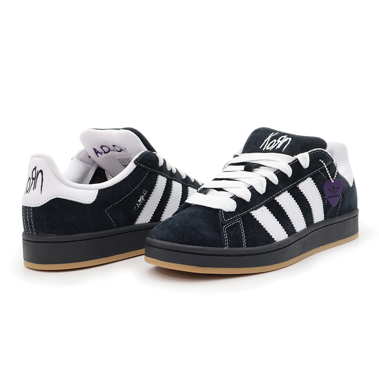 IG0792 Korn adidas Originals Campus '00s Black White Gum (Men's)