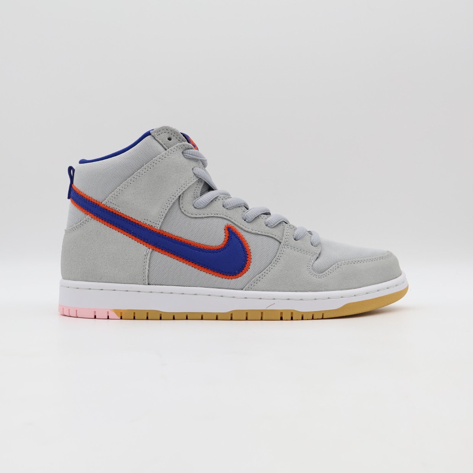 DH7155-001 Nike Dunk High SB New York Mets Rush Blue Orange Cloud Gray (Men's)
