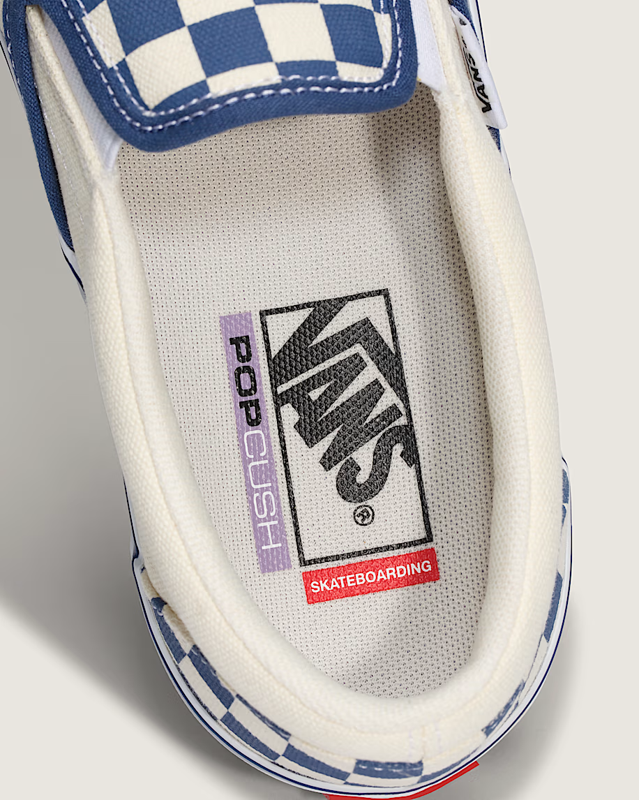 VN000EG59Y0 Vans Skate Slip-On Blue Checkerboard (Men's)