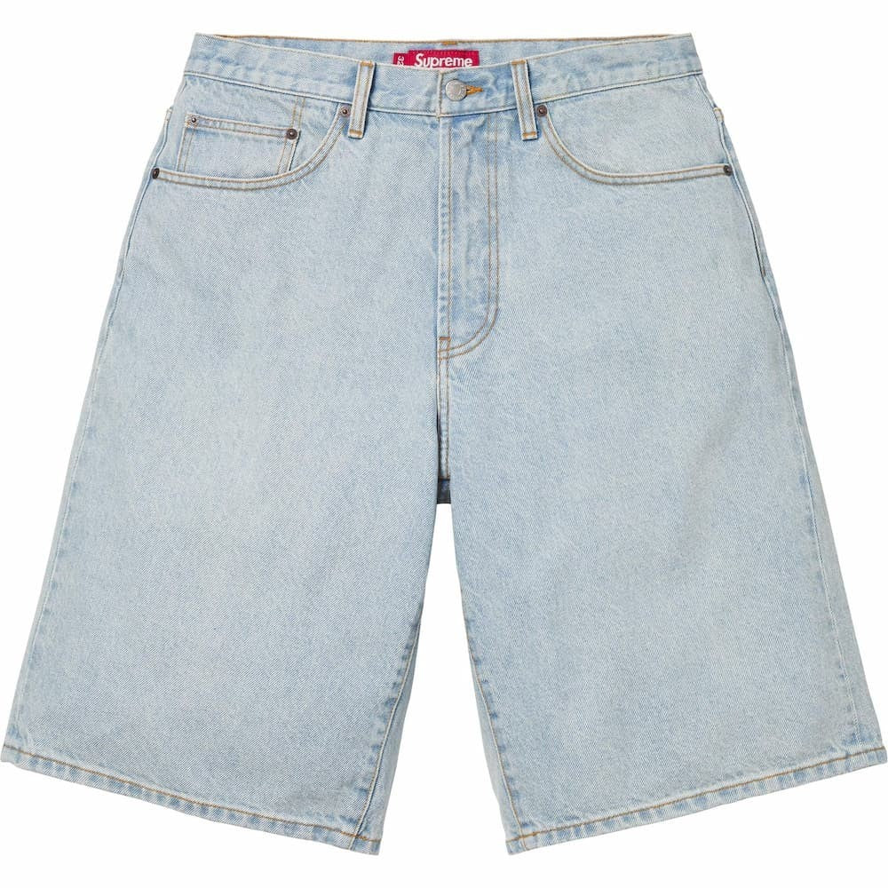 Supreme Baggy Denim Short (26SS) Light Washed Indigo
