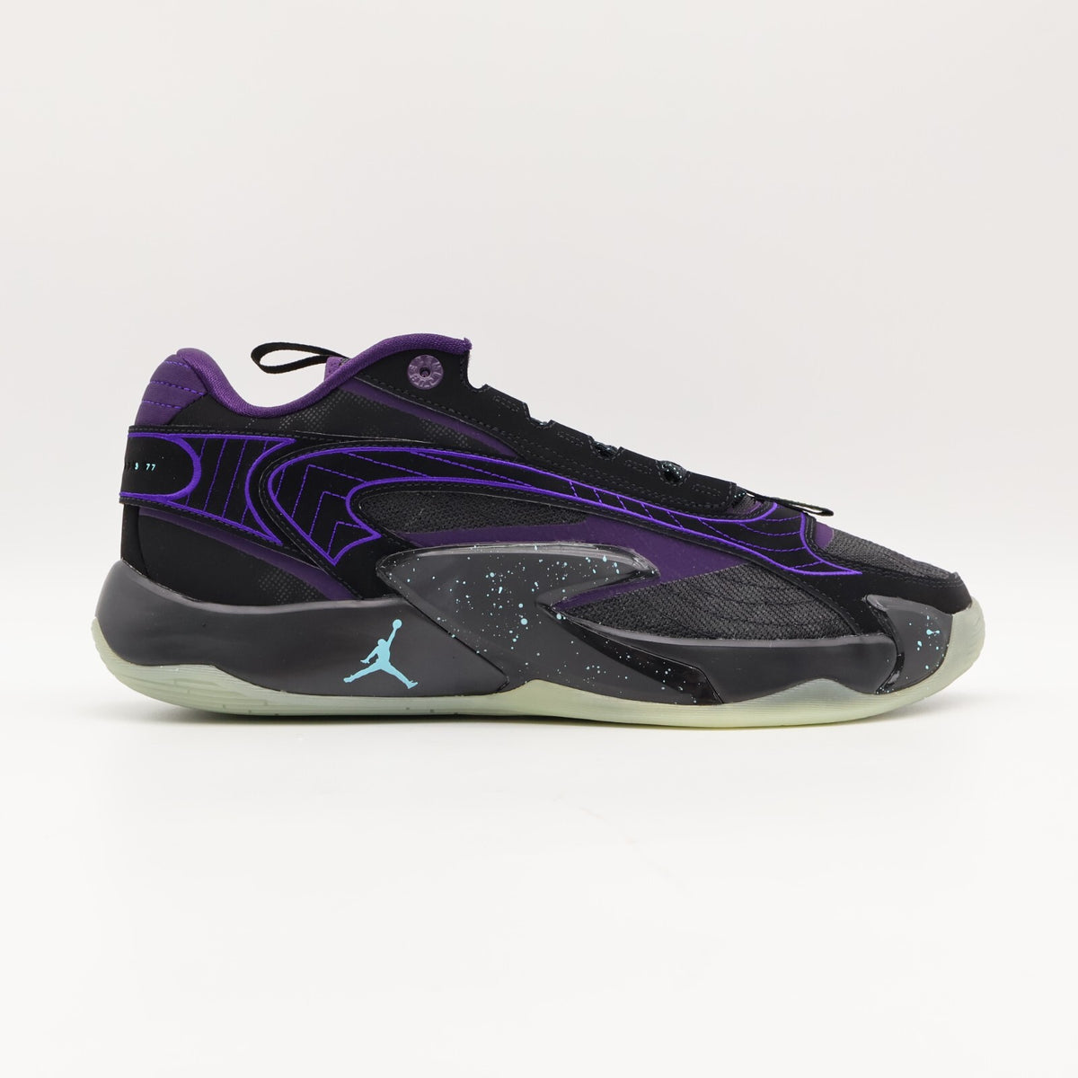DX9012-001 Nike Jordan Luka 2 Space Hunter Black Grand Purple Green Glow (Men's)