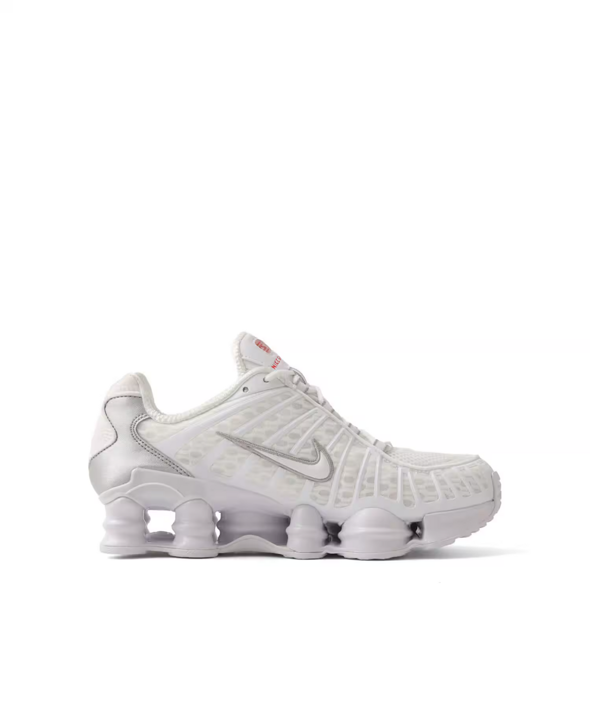 AV3595-100 Nike Shox TL White Metallic Silver (Men's)