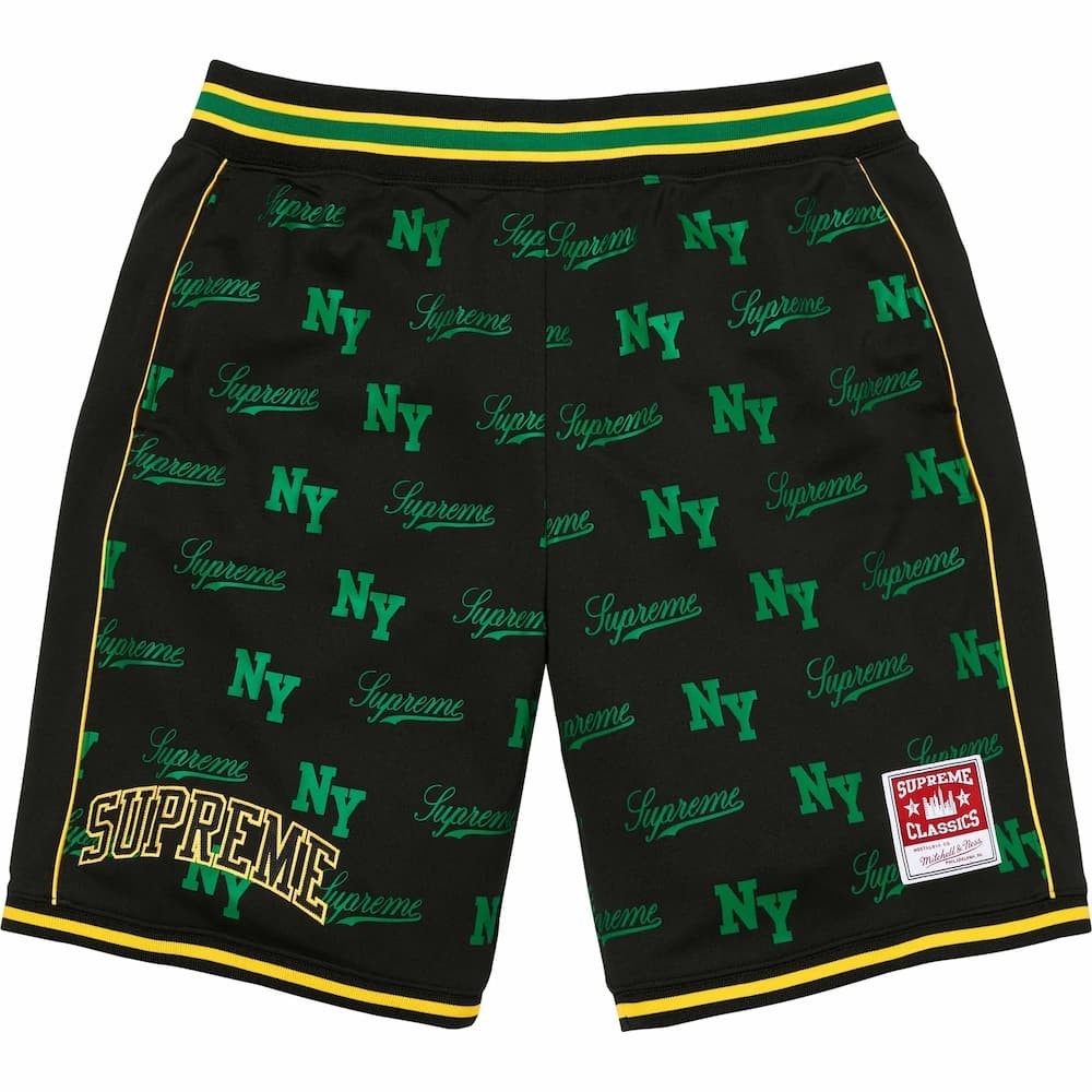 Supreme Mitchell Ness Monogram Basketball Short Black