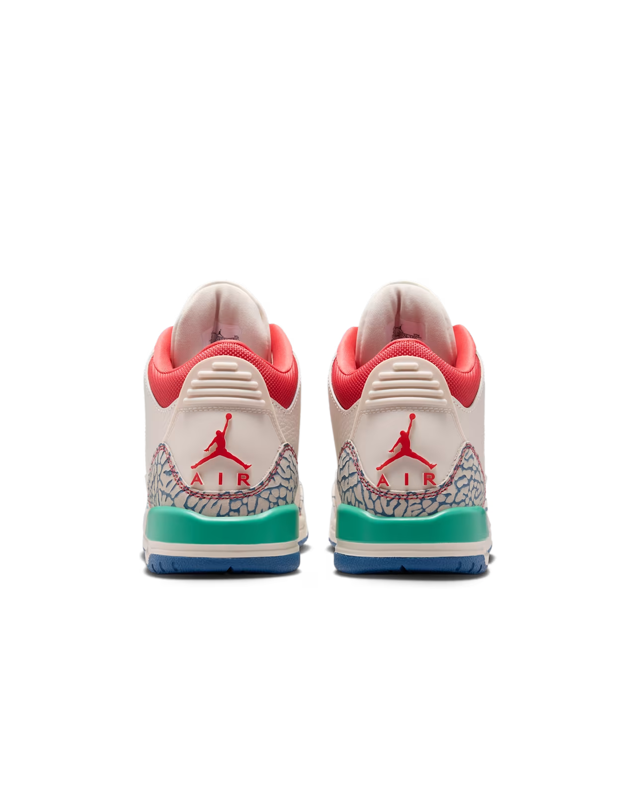 IO2076-100 Nike Air Jordan 3 Retro "Chalk/True Blue" (GS)