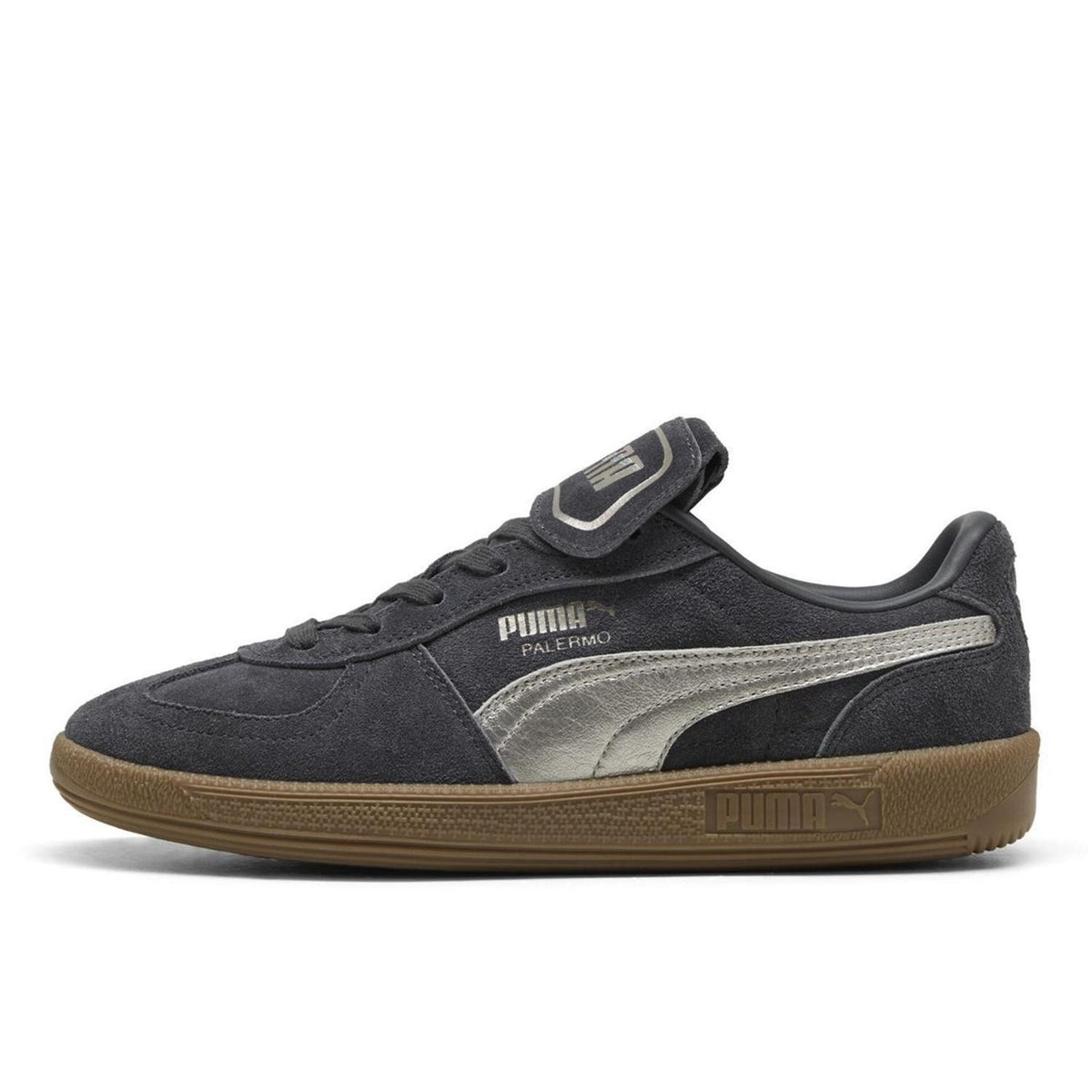 404021-02 Puma Palermo Premium Metallic Dusky Gray Gum (Men's)