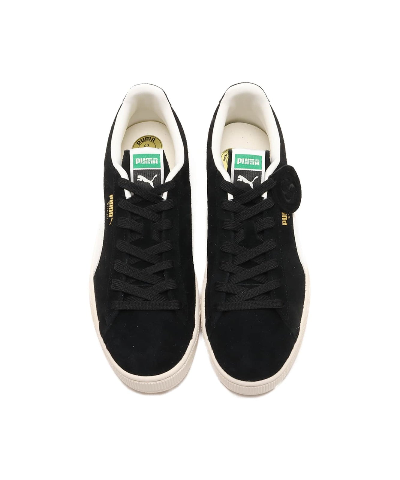 403700-01 Puma Suede Charles F Stead 1 Puma Black Puma White (Men's)