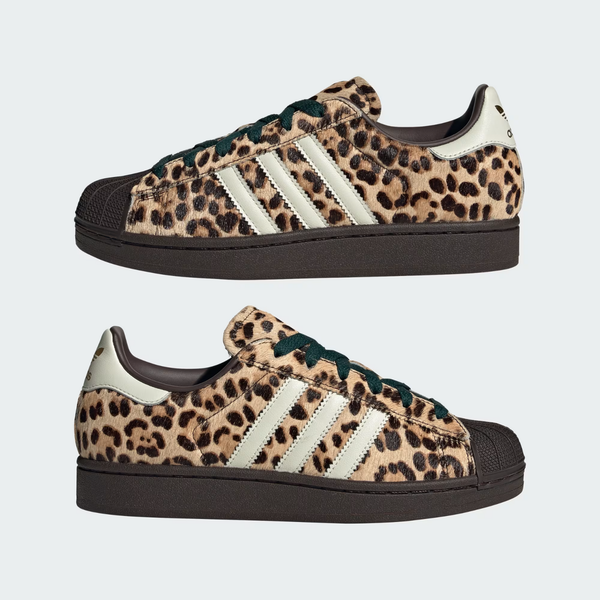 KI4203 adidas Superstar 2 Leopard Dark Brown (Women's)