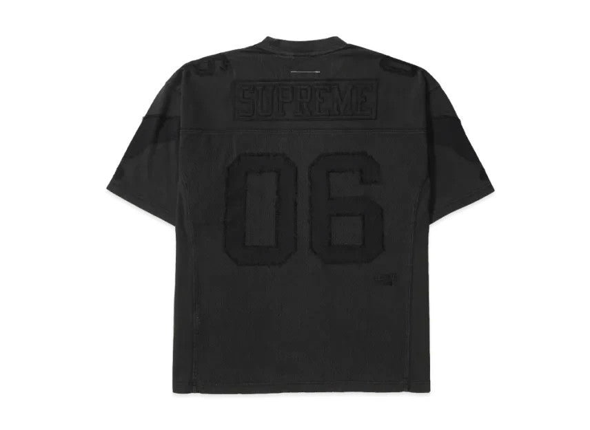 781184 Supreme x MM6 Maison Margiela Cotton Football Jersey "Black"
