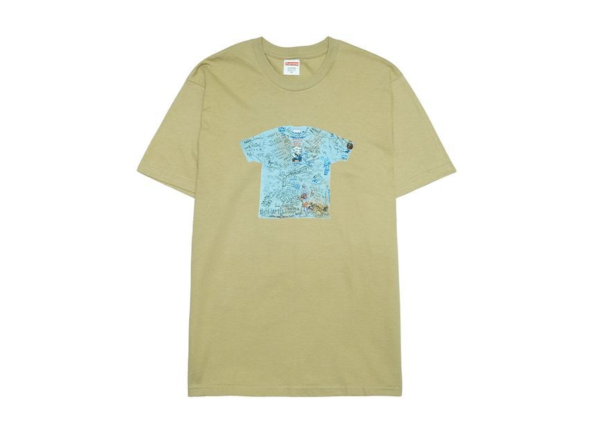 Supreme 30th Anniversary First Tee Khaki