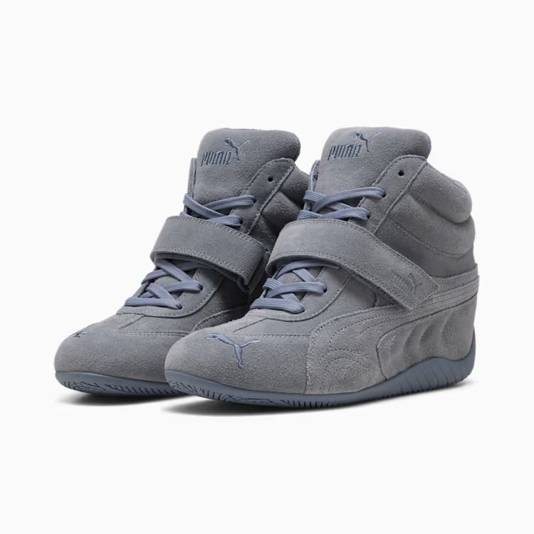 408118-02 Puma Speedcat Wedge Gray Sky PUMA Black (Women's)