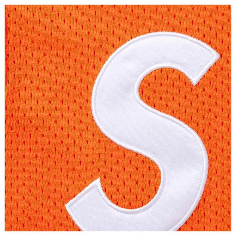 Supreme Shop S Logo Baseball Henley Orange - Milan
