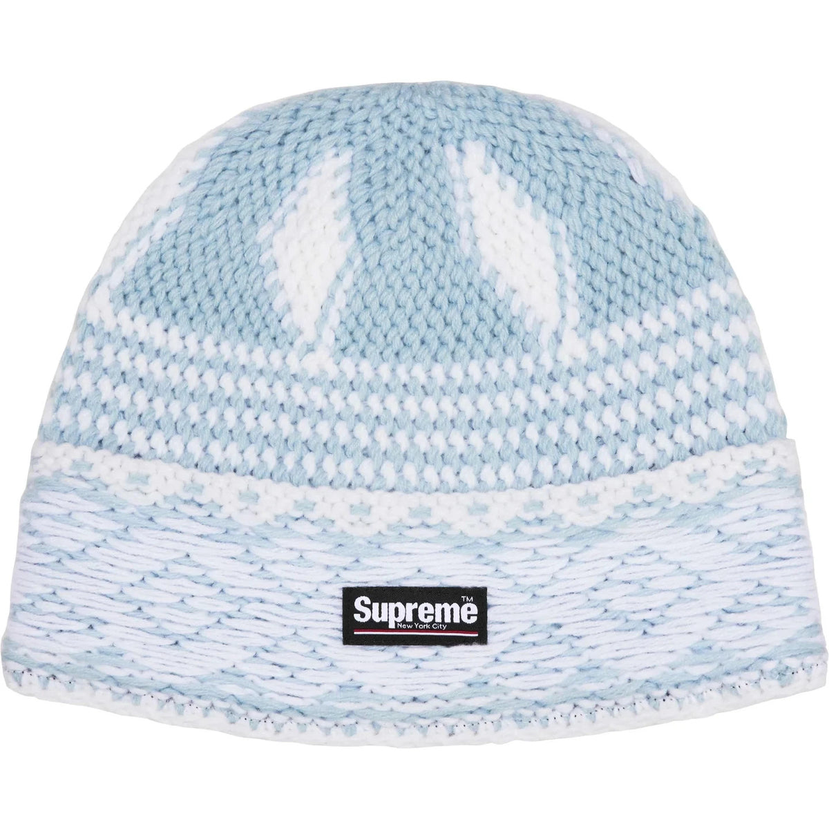 Supreme Diamond Beanie Light Blue