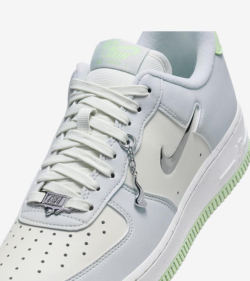 FN8540-001 Nike Air Force1 Low Next Nature SE Sea Glass Light Silver (Women's)