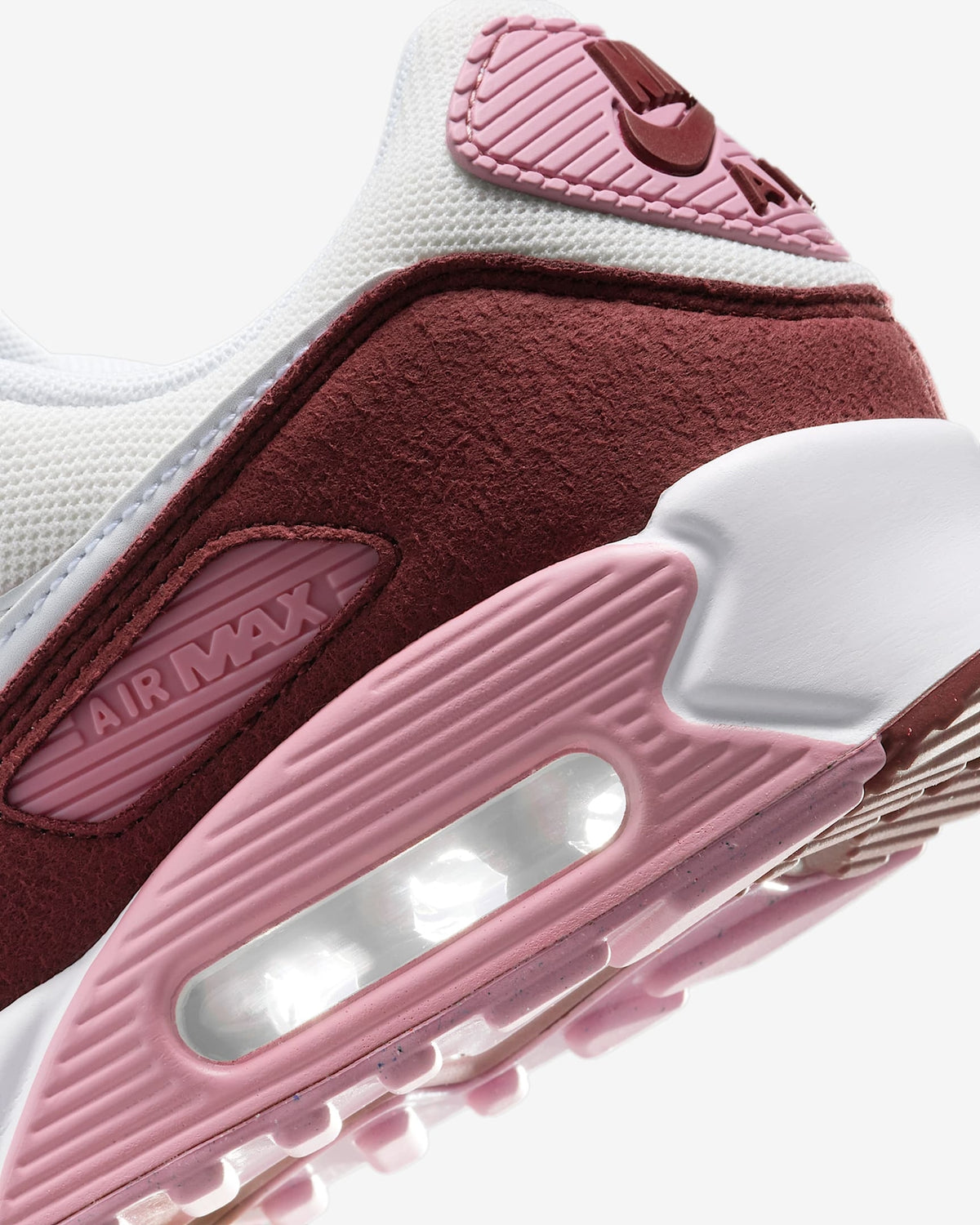 HM9451-600 Nike Air Max 90 SE Dark Team Red Platinum Tint Pure Platinum (Women's