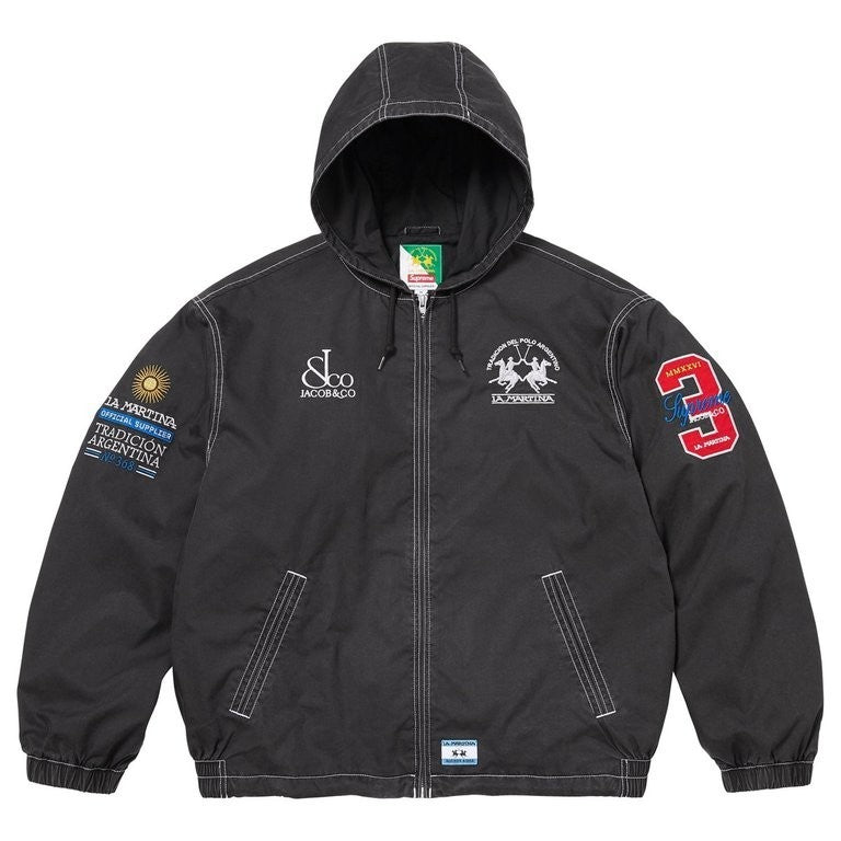 Supreme x La Martina Lightweight Hooded Jacket Black