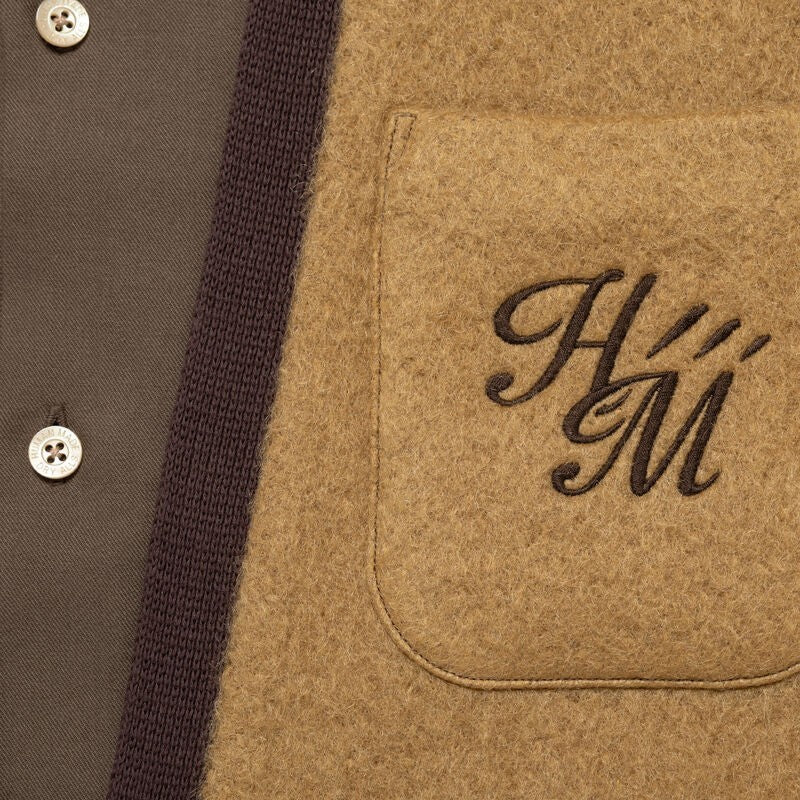 HUMAN MADE Combi Shirt Brown
