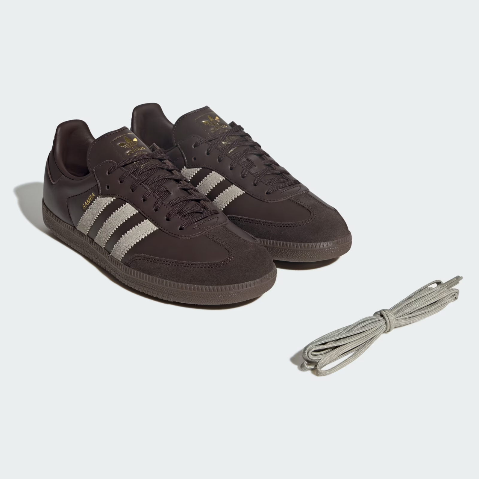 HQ4887 adidas Originals Samba OG Dark Brown Putty Grey Gum (Men's)