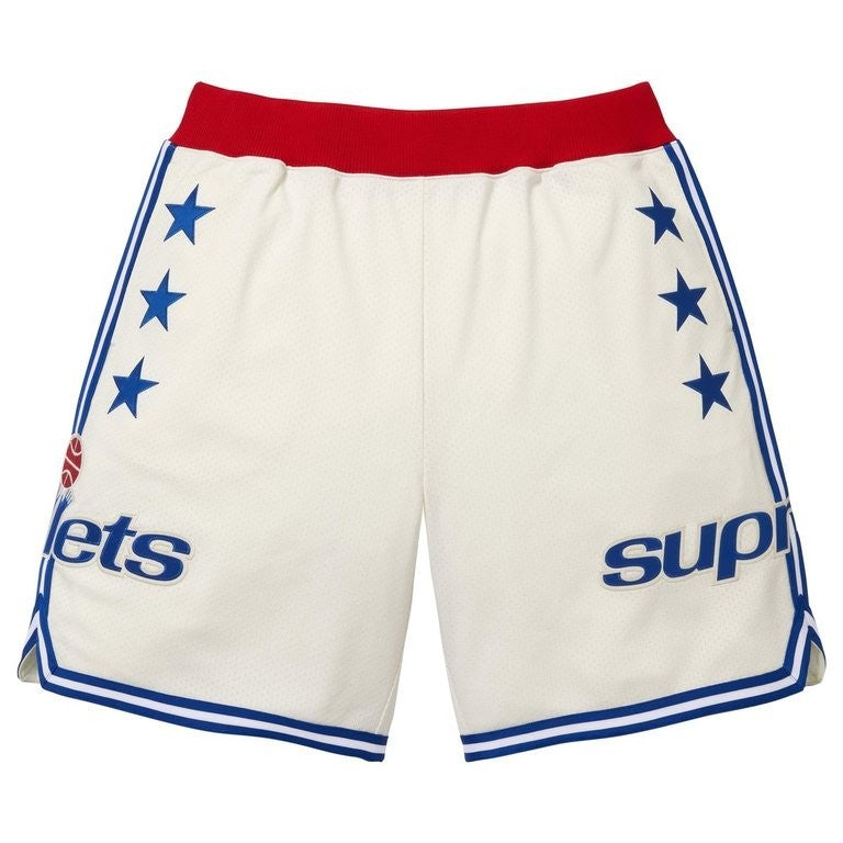 Supreme Mitchell Ness Teams Basketball Short White