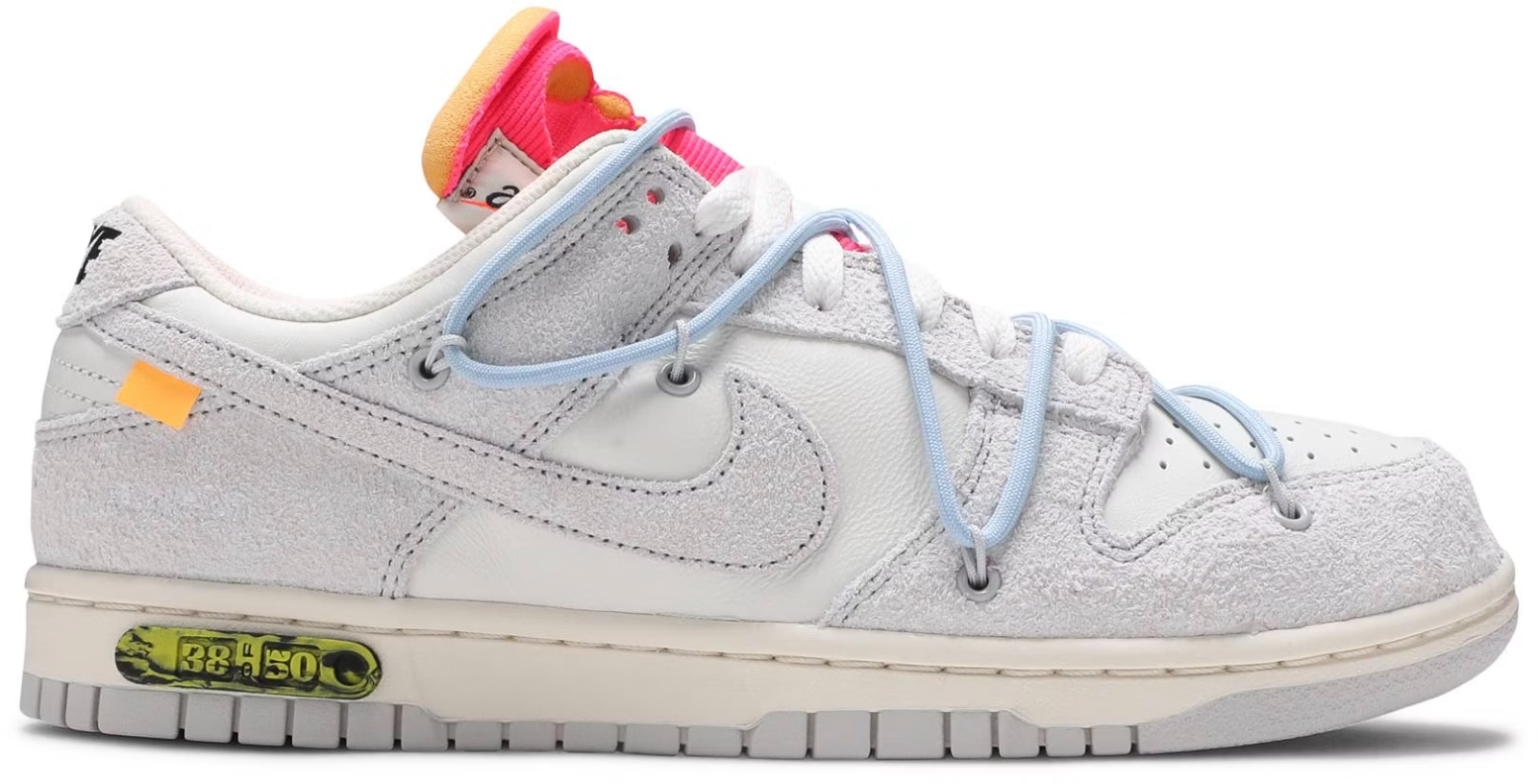DJ0950-113 Off-White Ã Nike Dunk Low 1 of 50 "Lot.38" (Men's)
