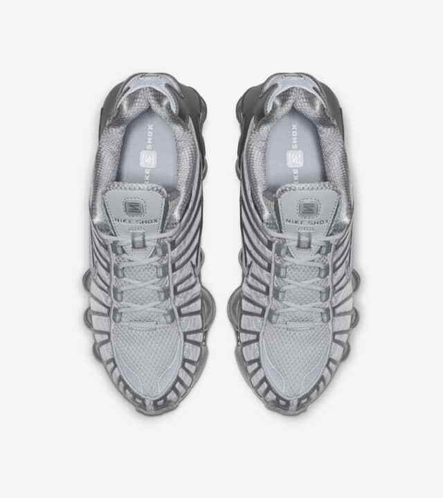 AR3566-003 Nike Shox TL Pure Platinum and Metallic Silver (Women's)