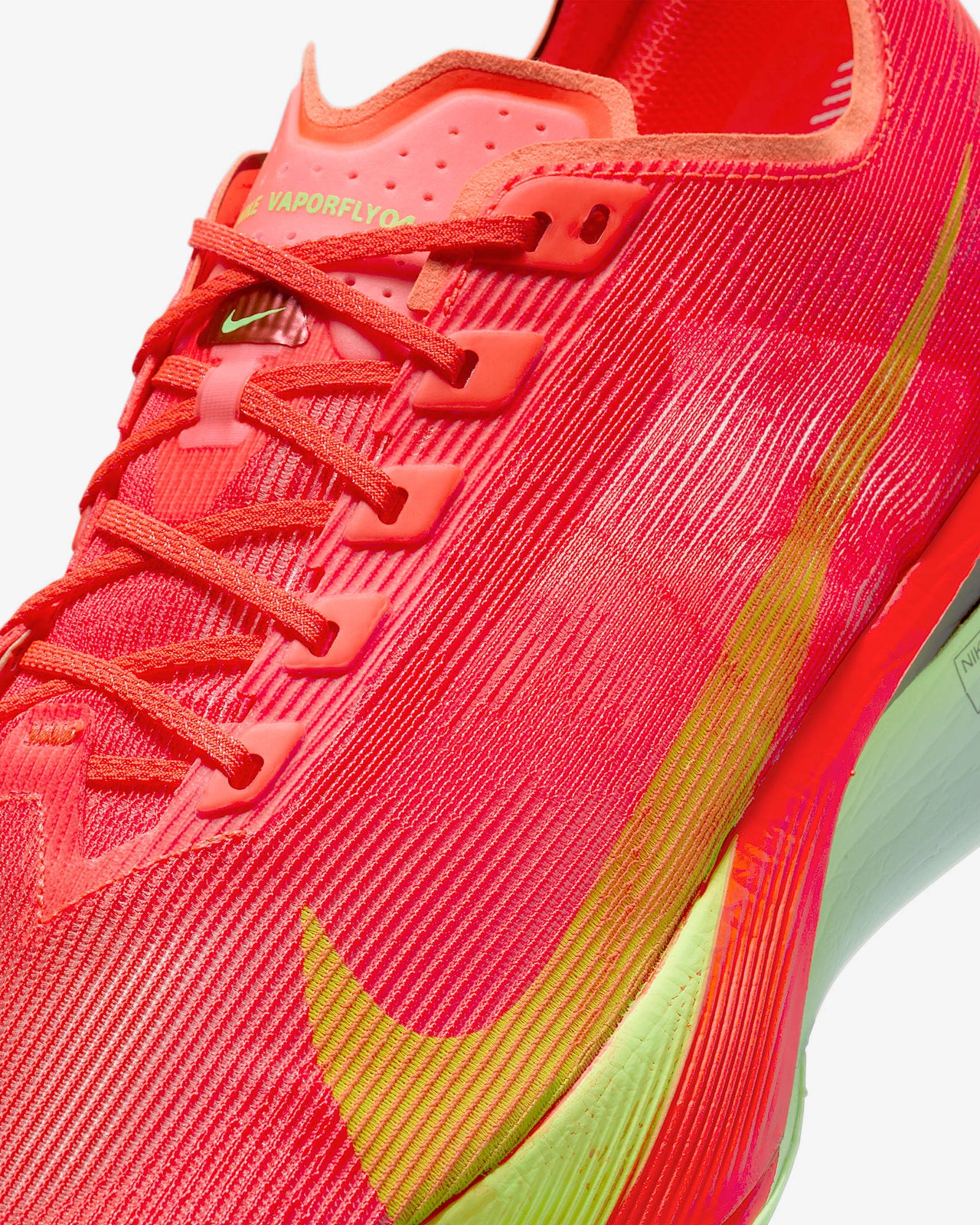 HF6414-600 Nike VaporFly 4 Bright Crimson Lime Blast Mint Foam (Men's)