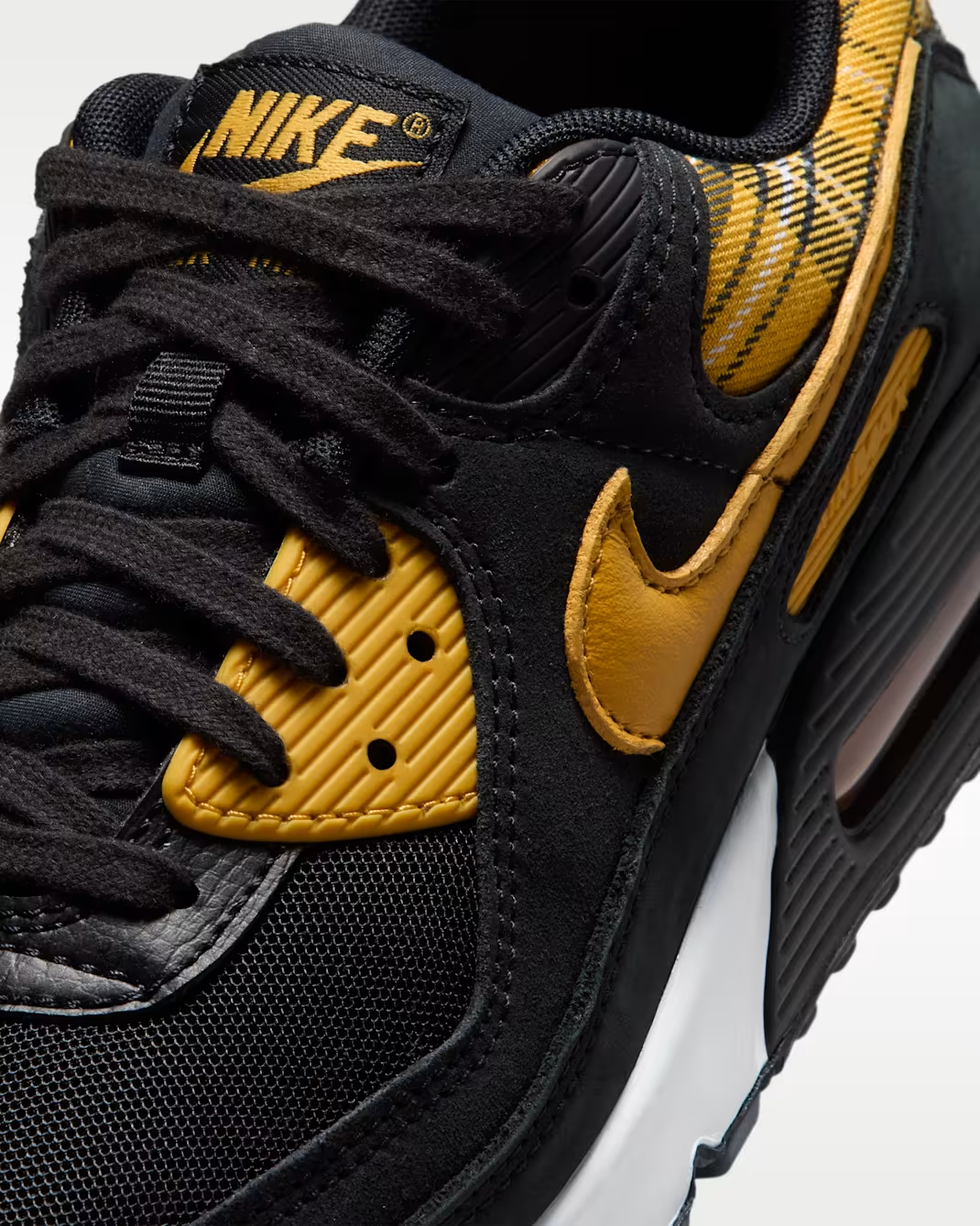 IR5598-001 Nike Air Max 90 "Yellow Plaid" (Men's)