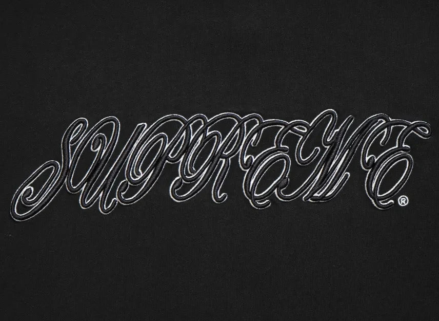 Supreme Raised Script S/S Top "Black"
