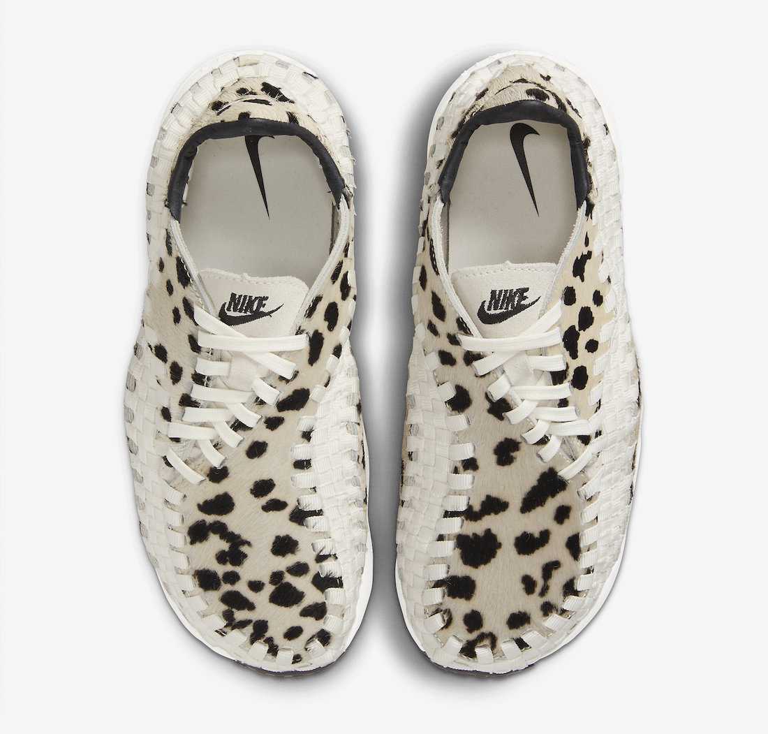 FB1959-102 Nike Air Footscape Woven Sail and Black (Women's)