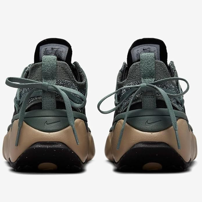 FD2149-301 Nike Flyknit Bloom Vintage Green Blac Khaki Metallic Silver (Women's)