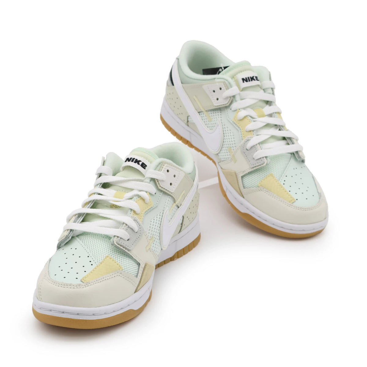 DB0500-100 Nike Dunk Low Scrap Sea Glass Sail White Beige Gum Brown (Men's)