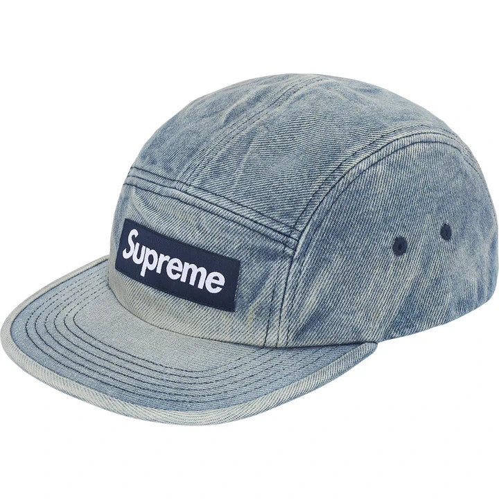 Supreme Washed Chino Twill Camp Cap (25FW) Denim