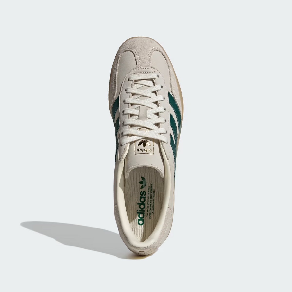 IH9675 adidas Gazelle Indoor Cream White Collegiate Green (Men's)