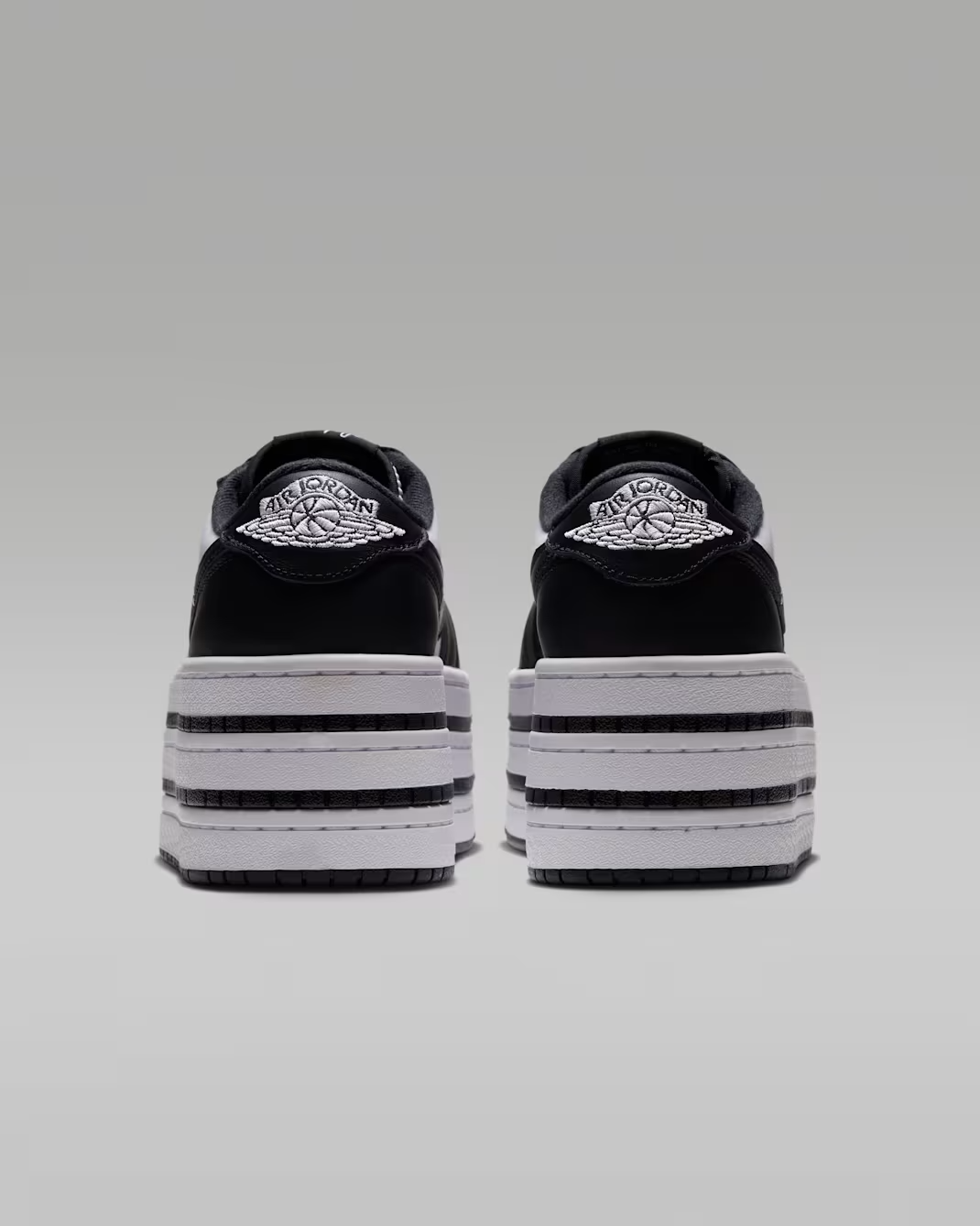 HV8288-002 Nike Air Jordan 1 Triple Stack "Black/White" (Women's)