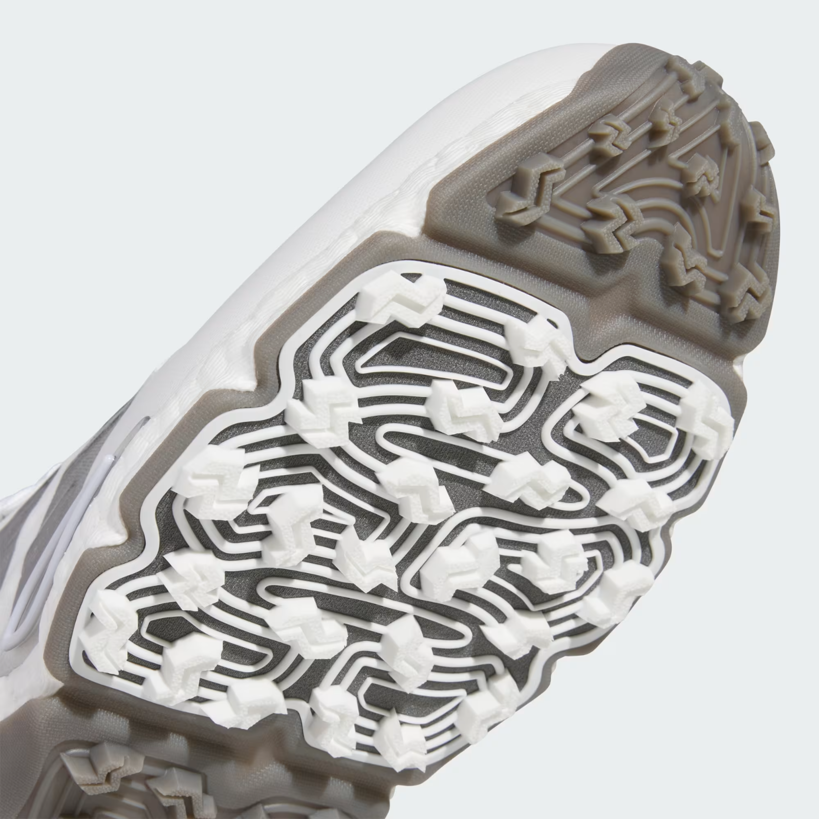 KI1388 adidas Codechaos 27 Spikeless Golf "Cloud White/Iron Metallic" (Men's)