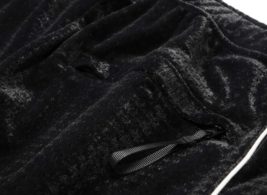 Supreme Velour Mesh Track Pant "Black"