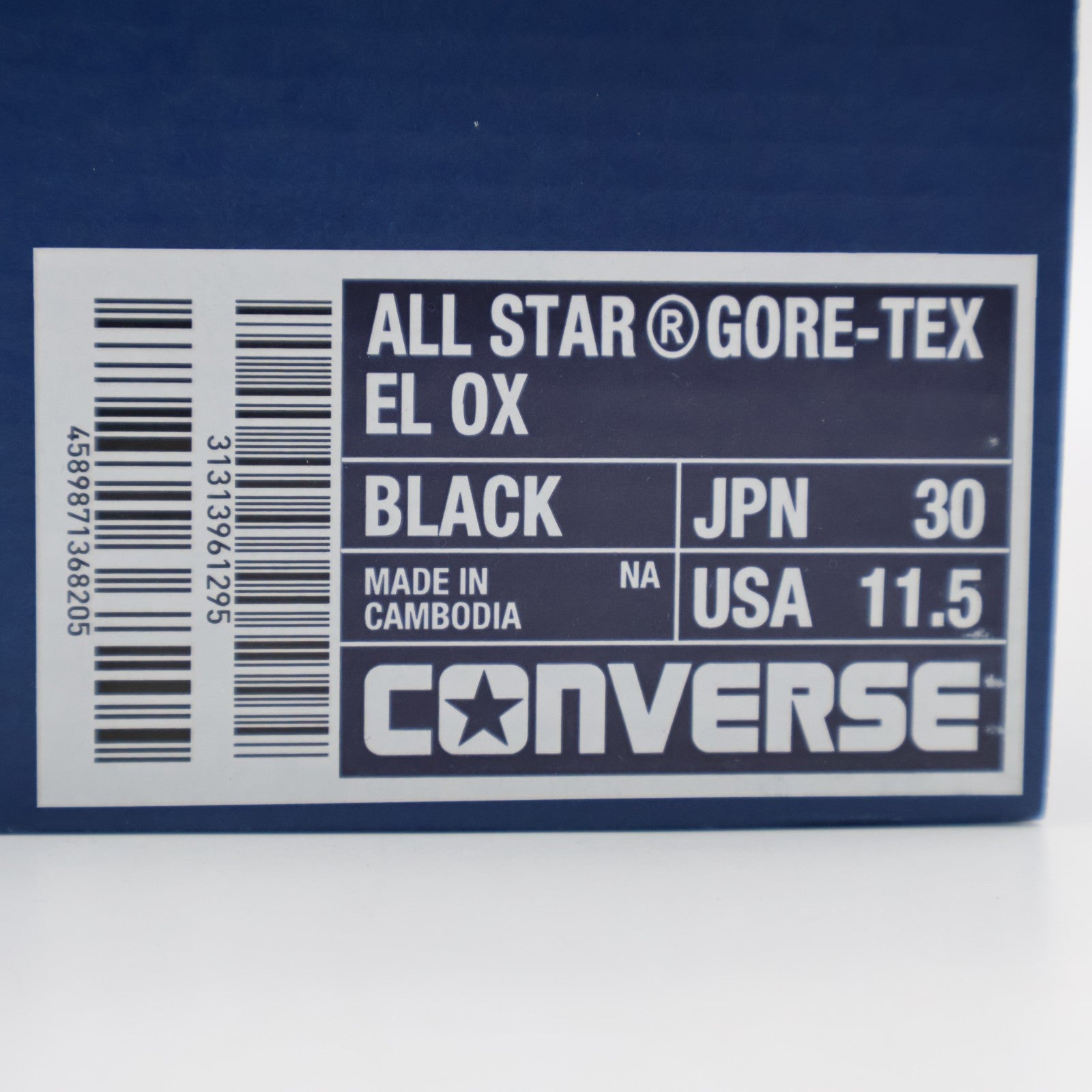 31313961 Converse All Star GORE-TEX EL OX Black (Men's)