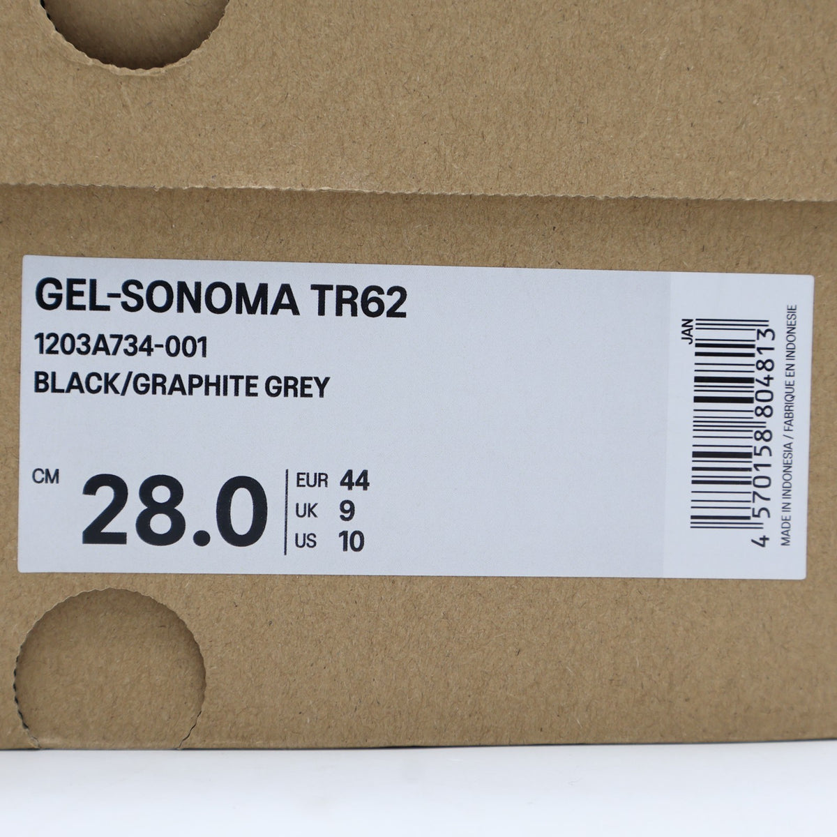 1203A734-001 Asics Gel-Sonoma TR62 Black Graphite Grey (Men's)