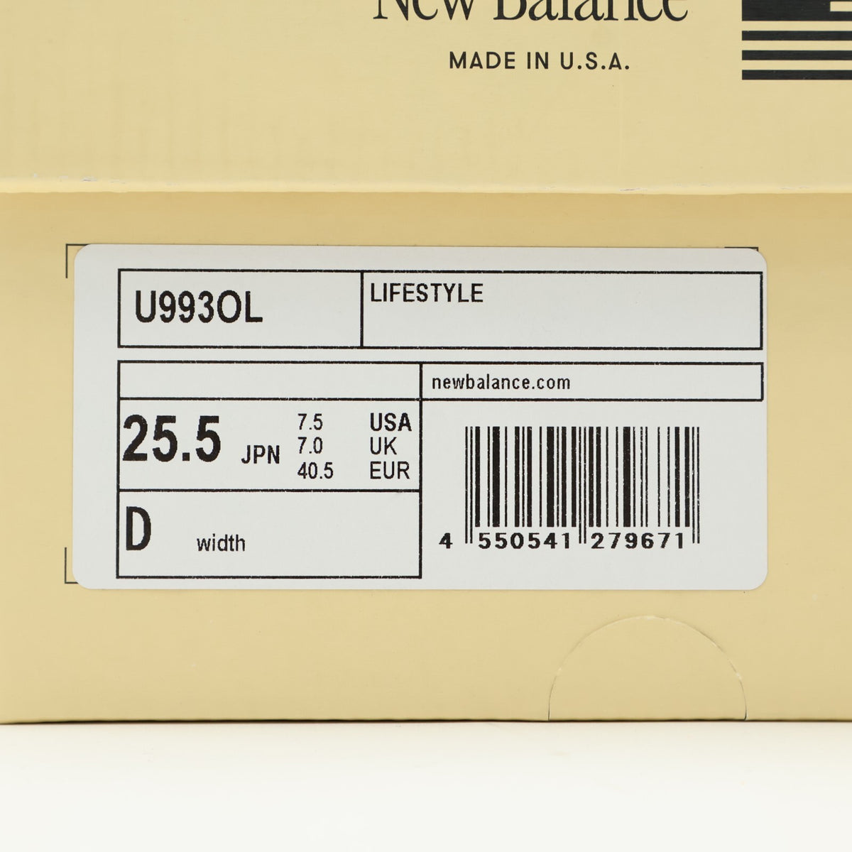 U993OL New Balance 993 Olive (Men's)