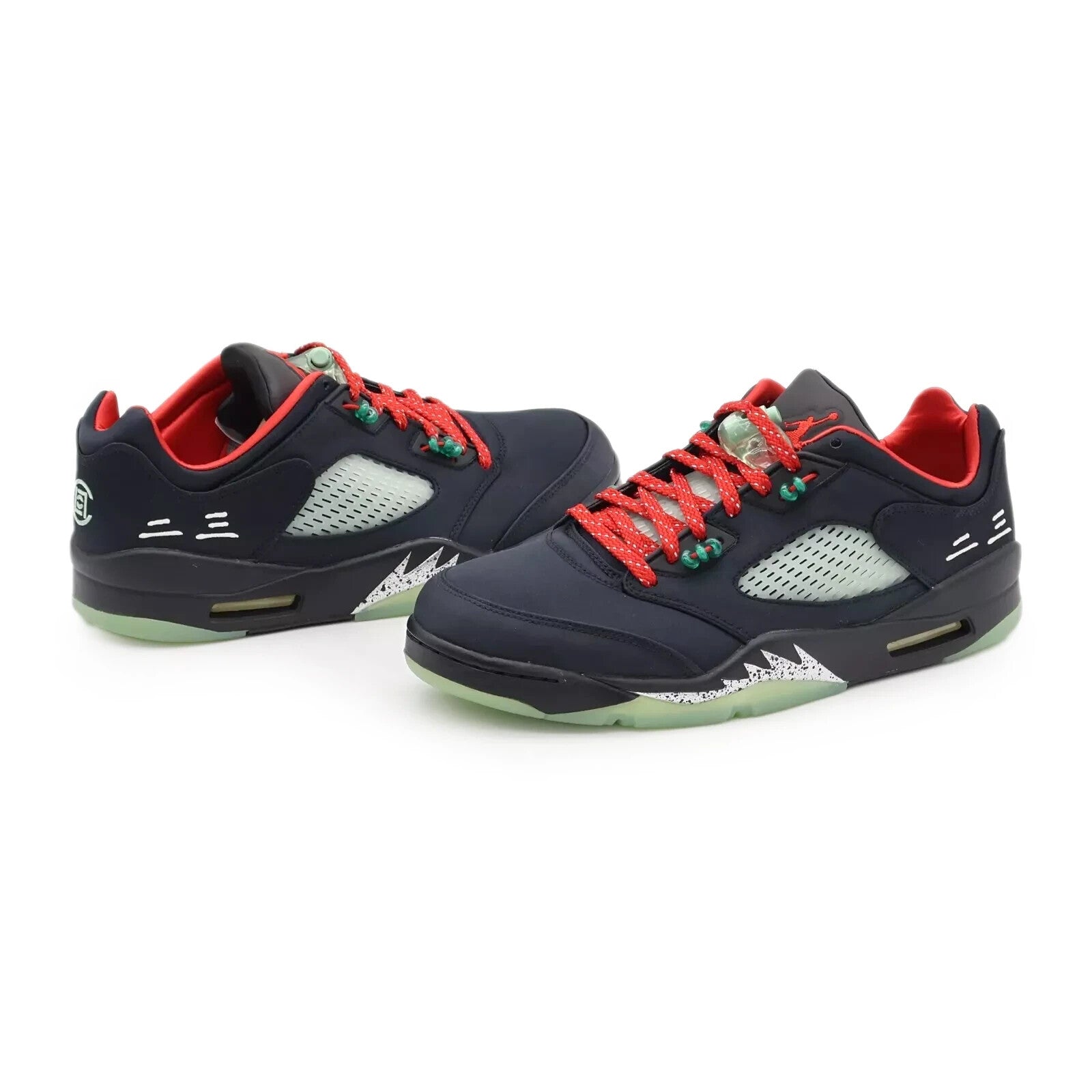 DM4640-036 Nike Air Jordan 5 Low Jade Clot Anthracite Black Fire Red (Men's)