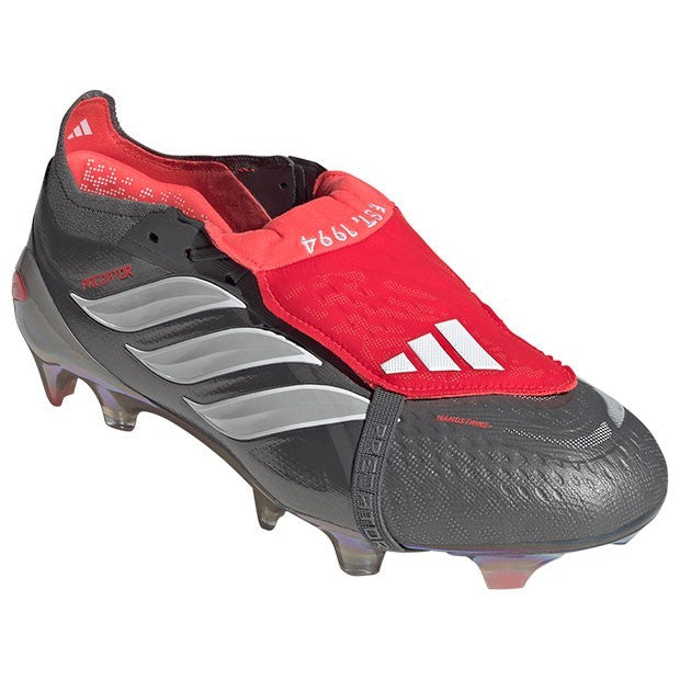 JS0379 adidas Predator Elite FT FG Iron Metallic Cloud White Lucid Red (Men's)